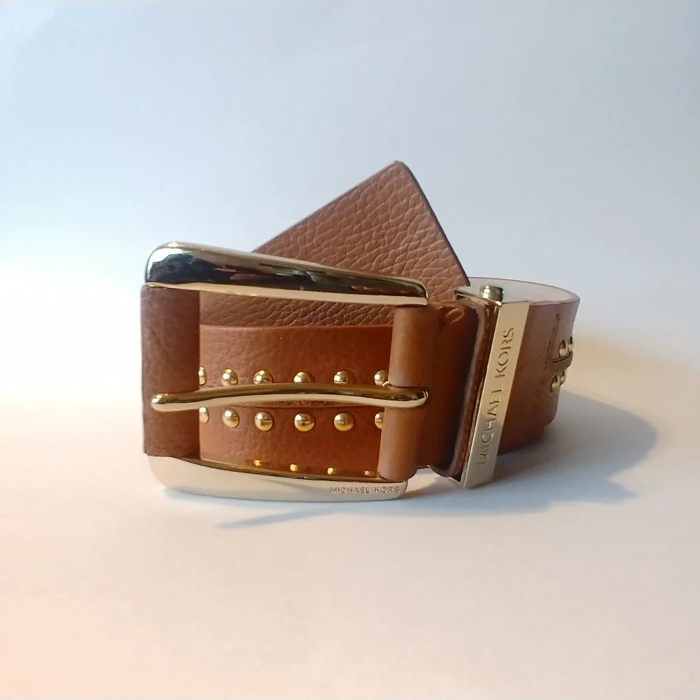 Michael Kors‎ Studded Leather Belt